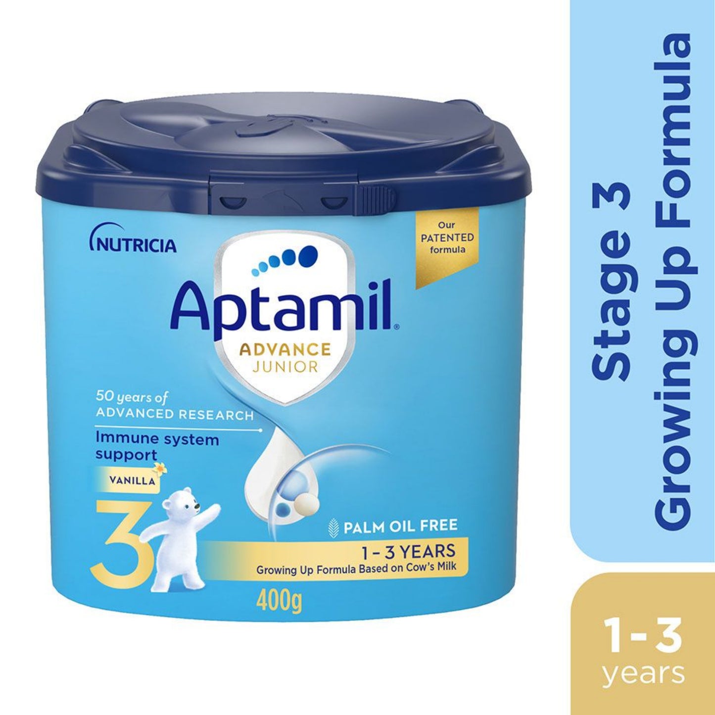 Aptamil Advance Junior 3 Growing Up Formula from 1-3 years, 400g