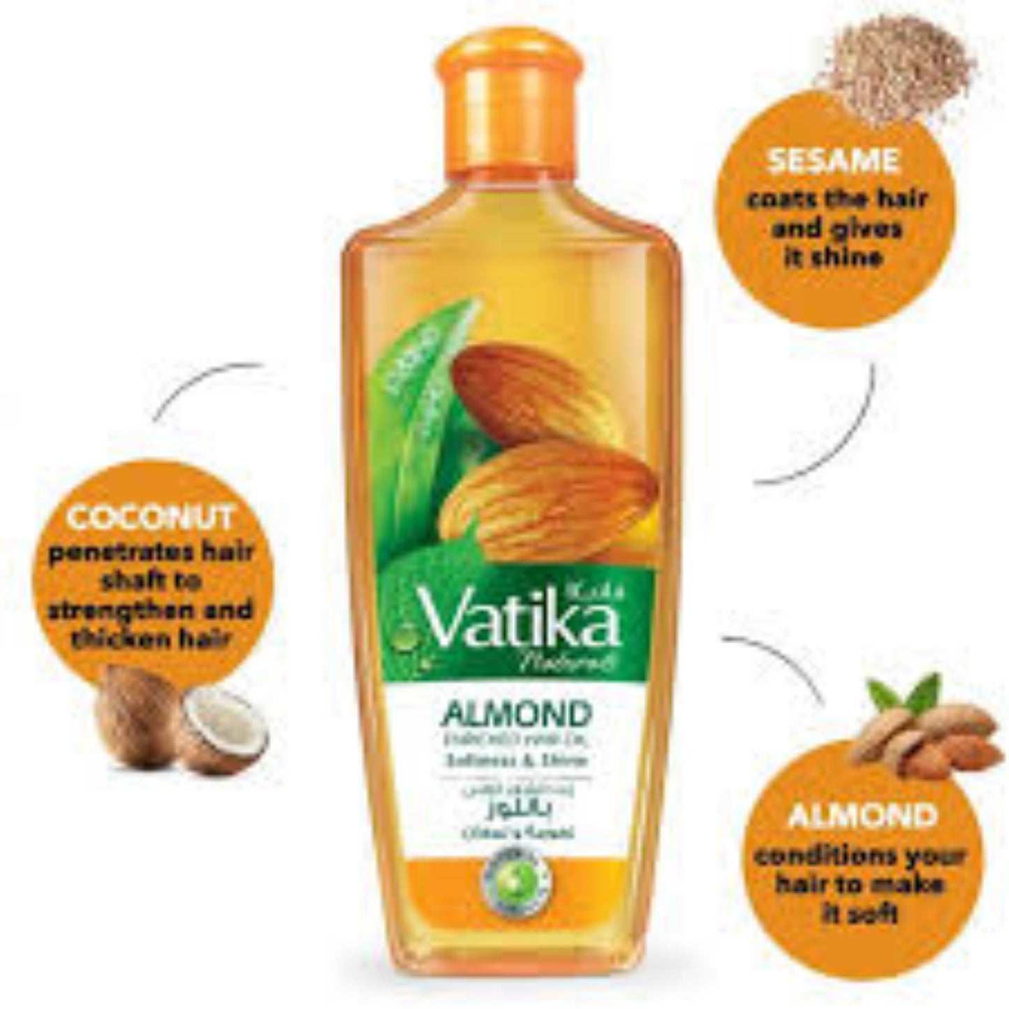 Vatika Naturals Dabur Almond Hair Oil 300ml