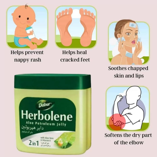 Dabur Herbolene Aloe Vera Petroleum Jelly 115 ml.
