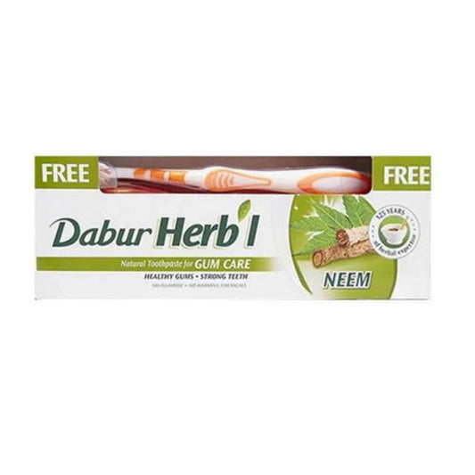 Dabur Herbl Neem (Toothpaste +Toothbrush) 150g.