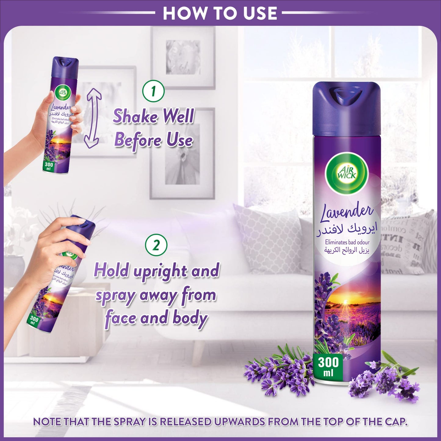 Air Wick Air Freshener Aerosol Lavender 300ml