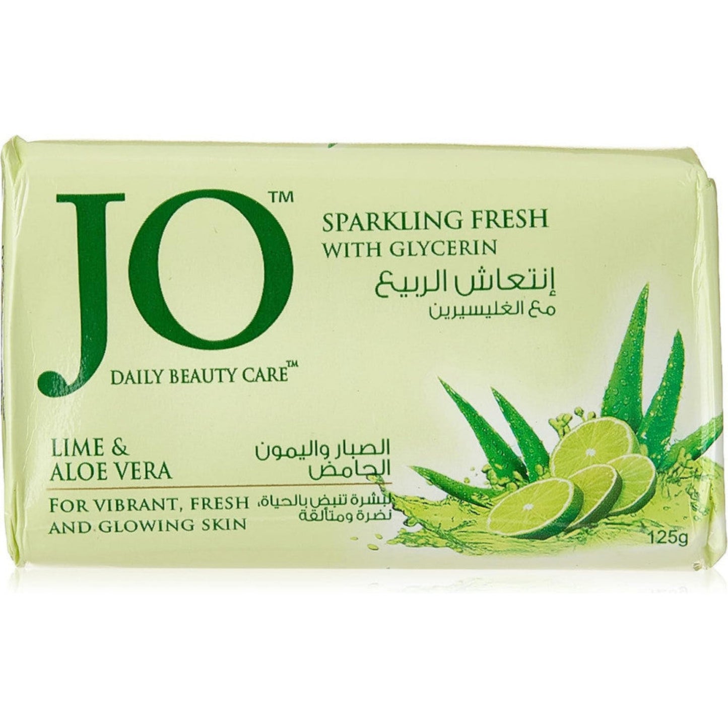 Jo Lime & Aloevera Soap, 125 Gm
