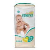 BABY ELEGANCE STYLE Baby Diapers, Size 3, Medium, 5-9 kg, 40 Diaper