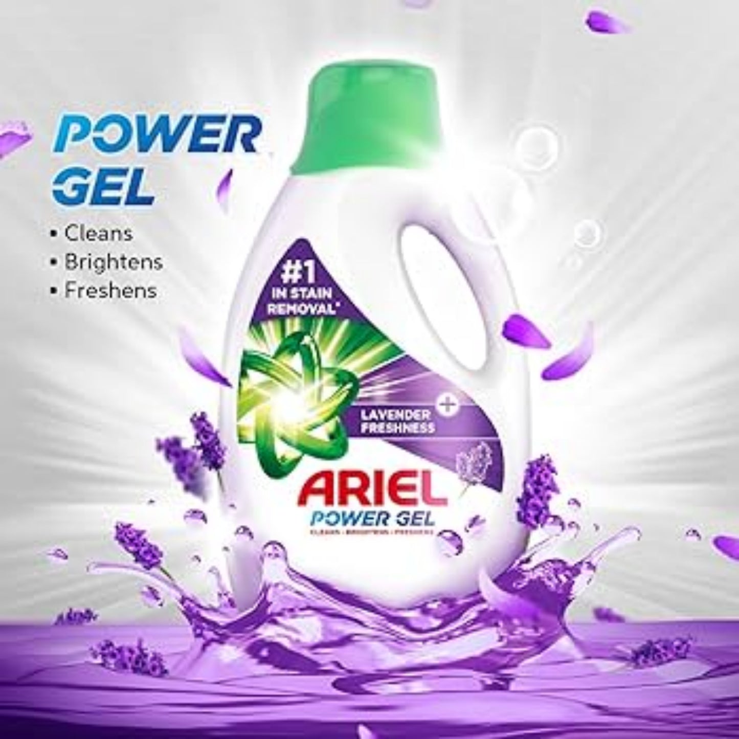 Ariel Lavender Laundry Detergent Liquid Gel, 1.8L