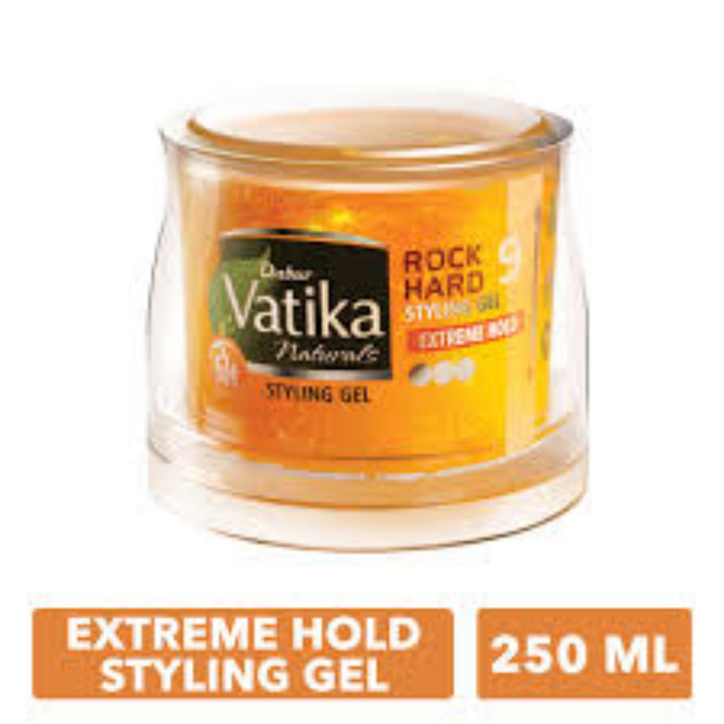Vatika Naturals Extreme Hold, Rock Hard Styling Gel - 250 ml
