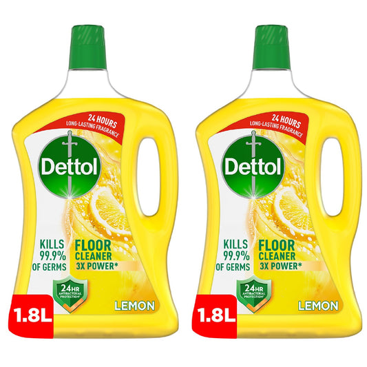 Dettol Lemon Antibacterial Floor Cleaner 2 x 1.8L - My Store