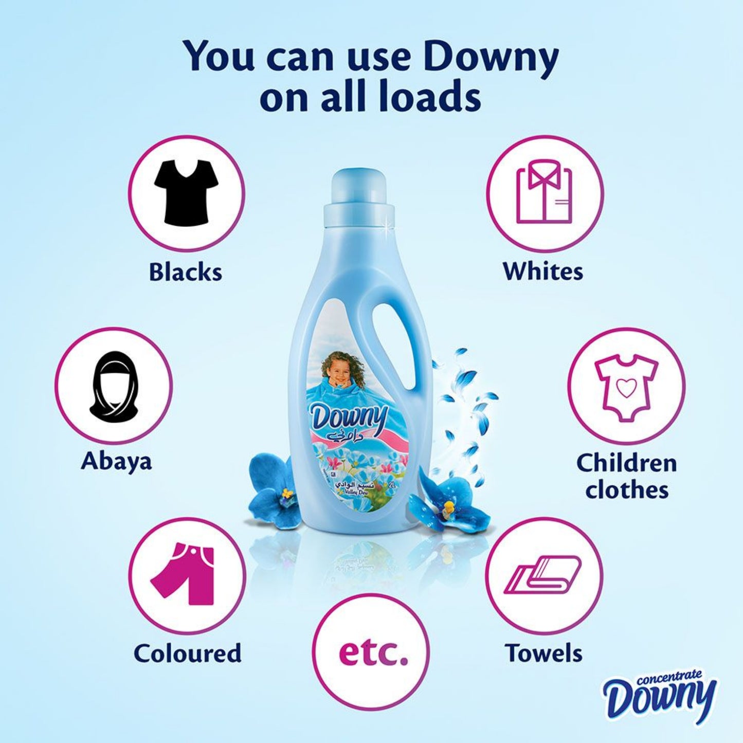 Downy Fabric Softener Valley Dew 1L