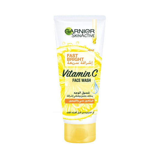Garnier Fast Bright Vitamin C Face Wash 100ml - My Store