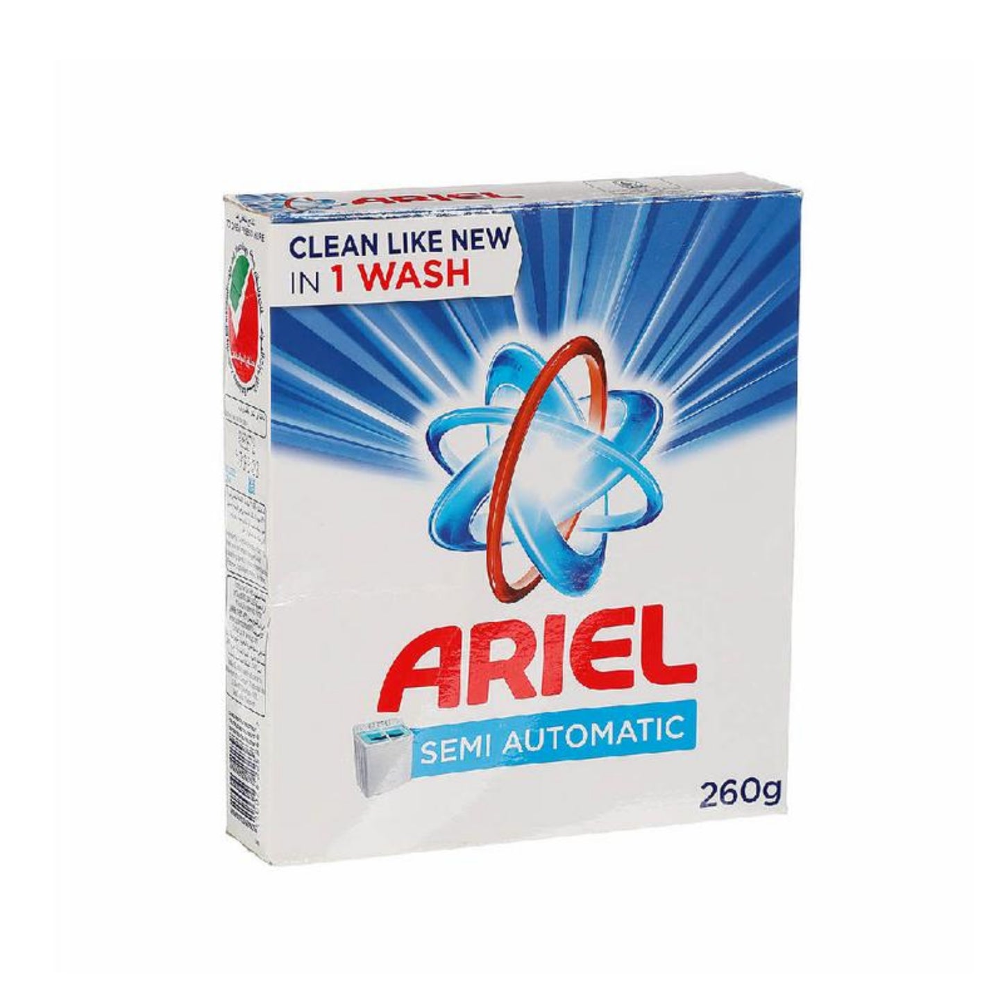 Ariel Semi Automatic Detergent Powder Blue 260gm
