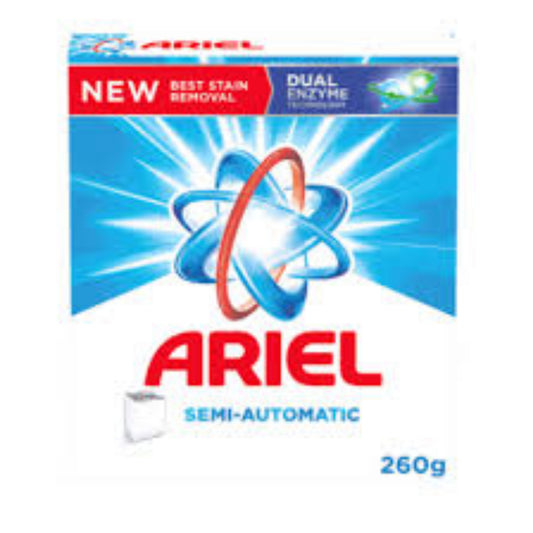 Ariel Semi Automatic Detergent Powder Blue 260gm