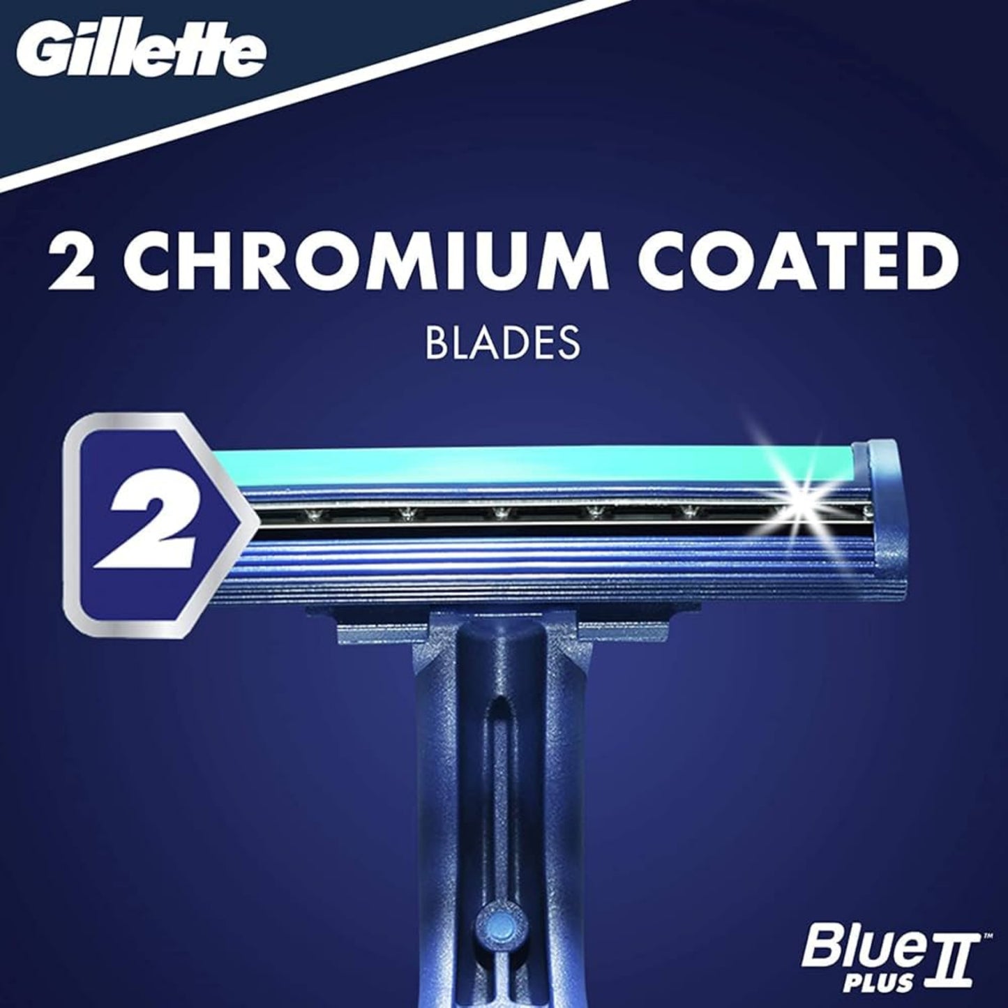 Gillette Blue II Plus Men's Disposable Razors (10 + 4)