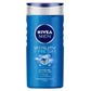 NIVEA Men Body Wash, Vitality Fresh with Ocean Minerals, Shower Gel for Body, Face & Hair, 250 ml