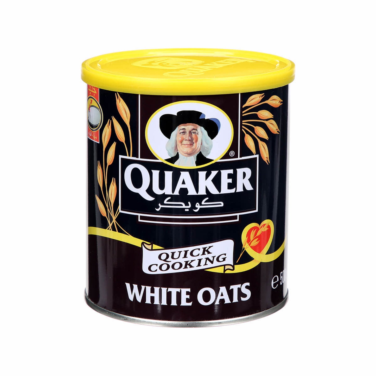 Quaker Quick Cooking White Oats in a Tin, 500g