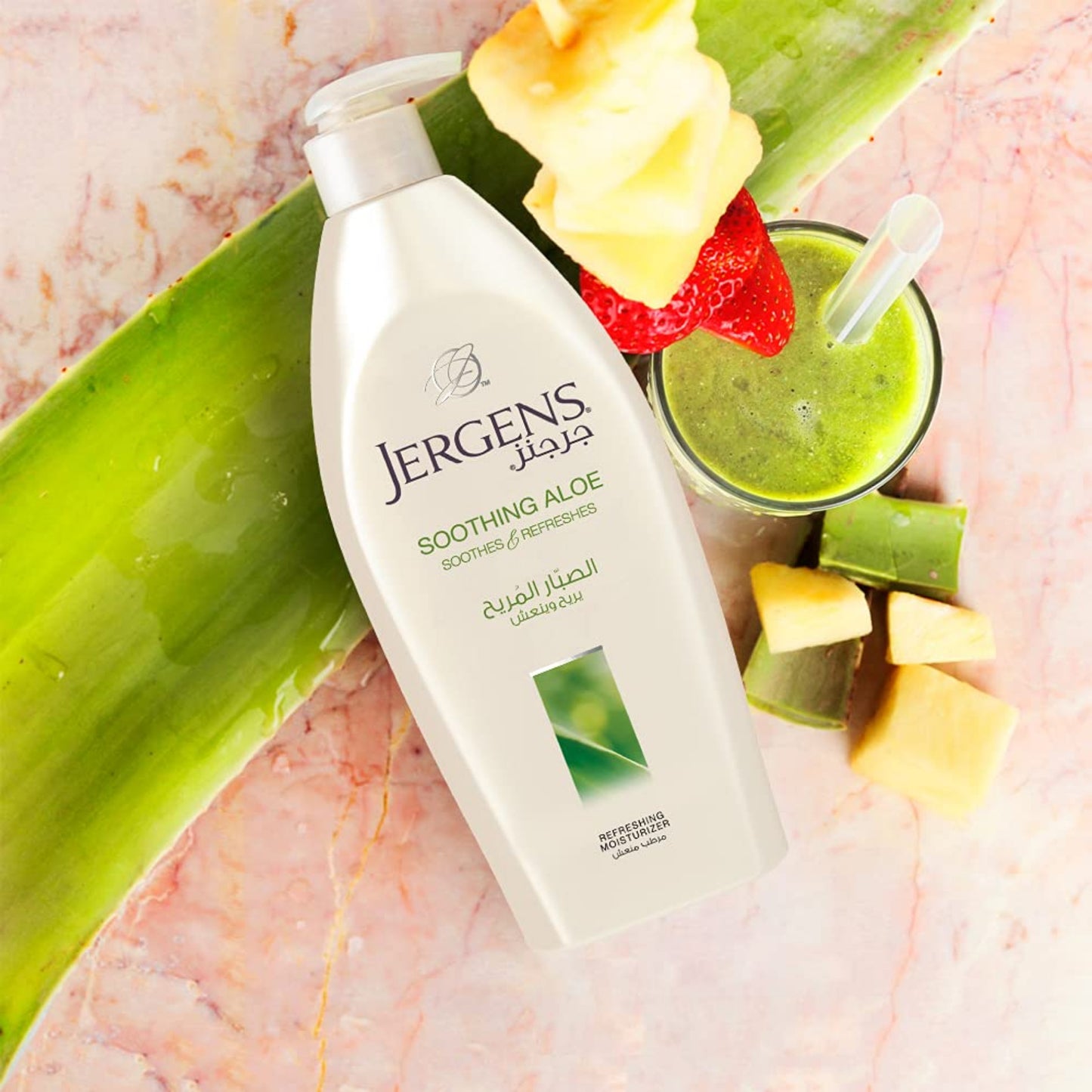 Jergens Soothing Aloe Refreshing Body Moisturizer 400 ml