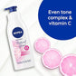 NIVEA Body Lotion Even Tone, Natural Glow Complex & Vitamin C, All Skin Types, 400ml