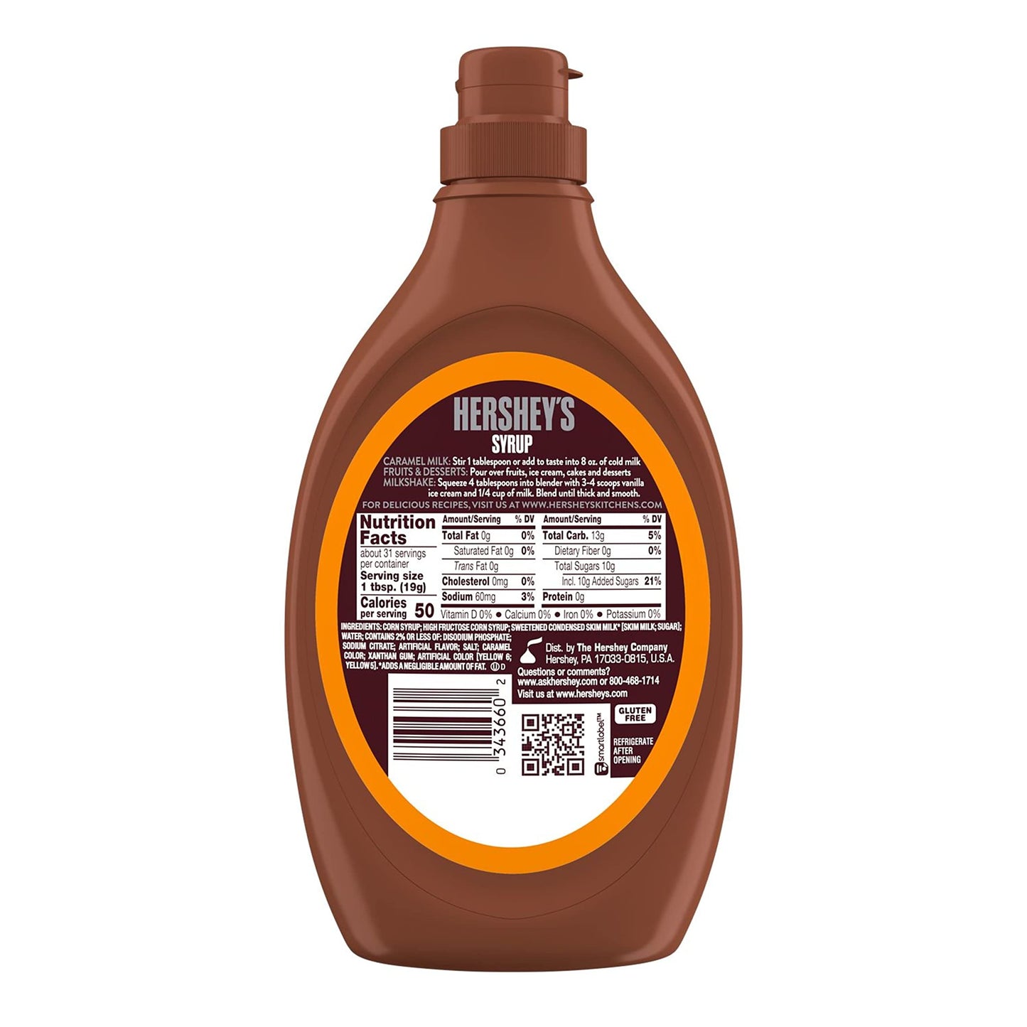 Hershey's Caramel Syrup 623 Gm