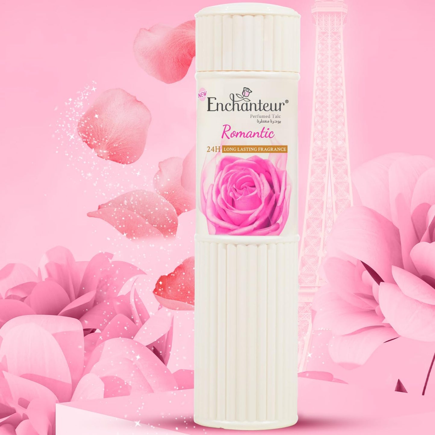 EnchantEUr Romantic Talc, Fragrance Powder, 250 g