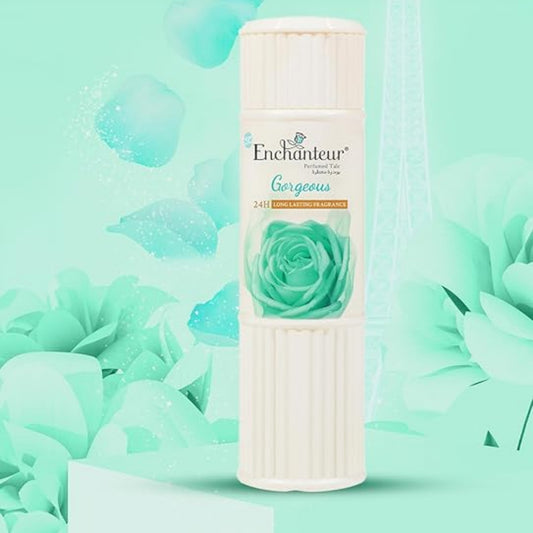 EnchantEUr Gorgeous Talc, Fragrance Powder, 125g