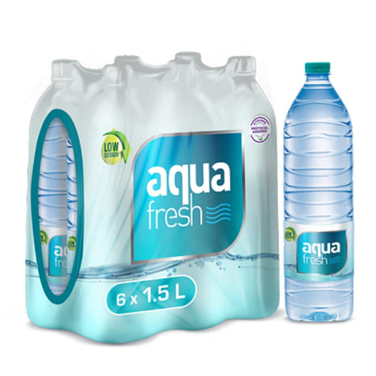 Aqua Fresh Bottled Drinking Water , 6 x 1.50 L