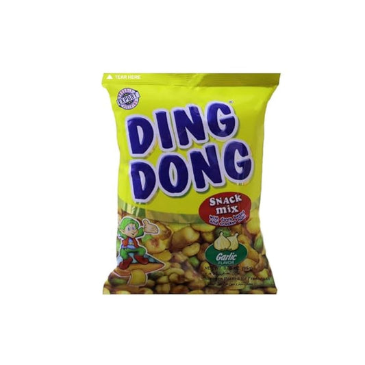 Ding Dong Mixed Nuts Garlic (Yellow) 95g.