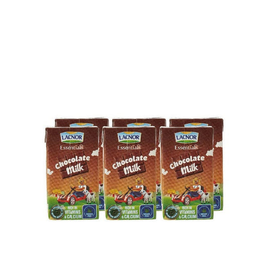 Lacnor Junior Chocolate Flavoured Milk 6 X 125ml