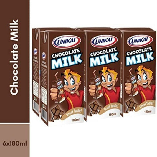 Unikai Chocolate  Milk 180 ml X6