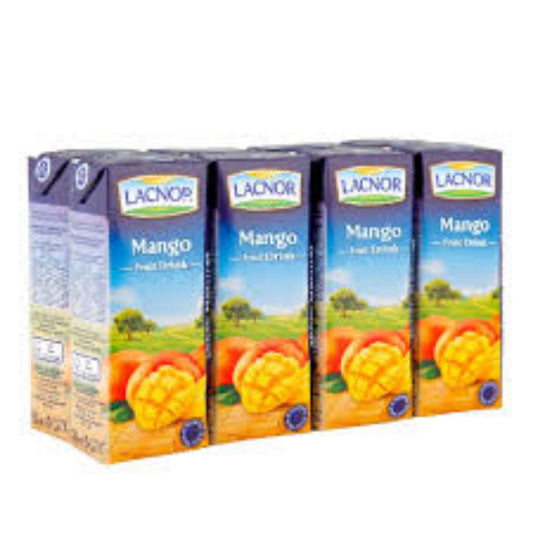 Lacnor Mango Fruit Drink, 8 X 180 Ml