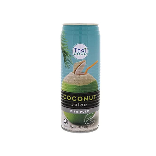 Thai Coco Coconut Juice With Pulp 520ml