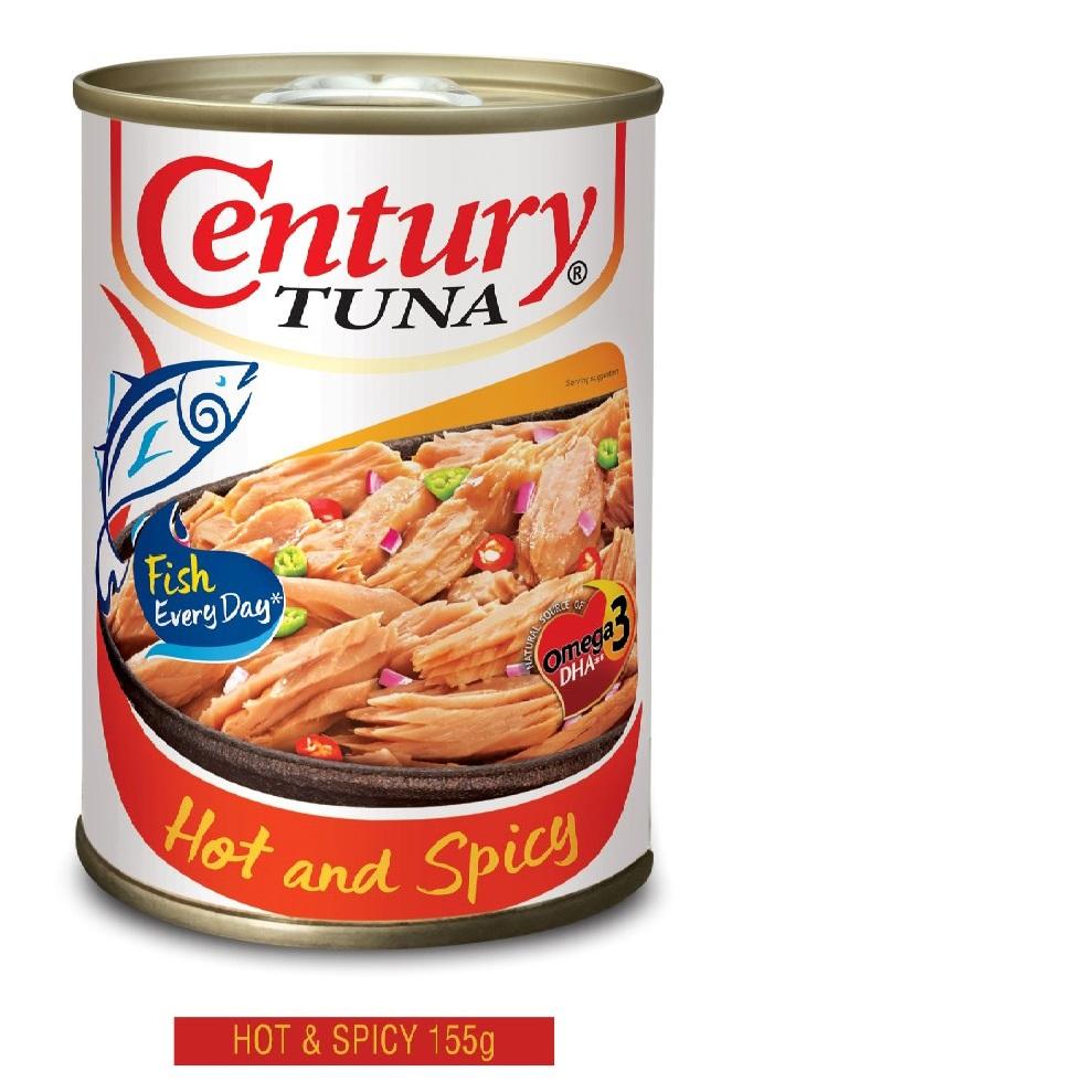 century tuna flakes hot & spicy 155g