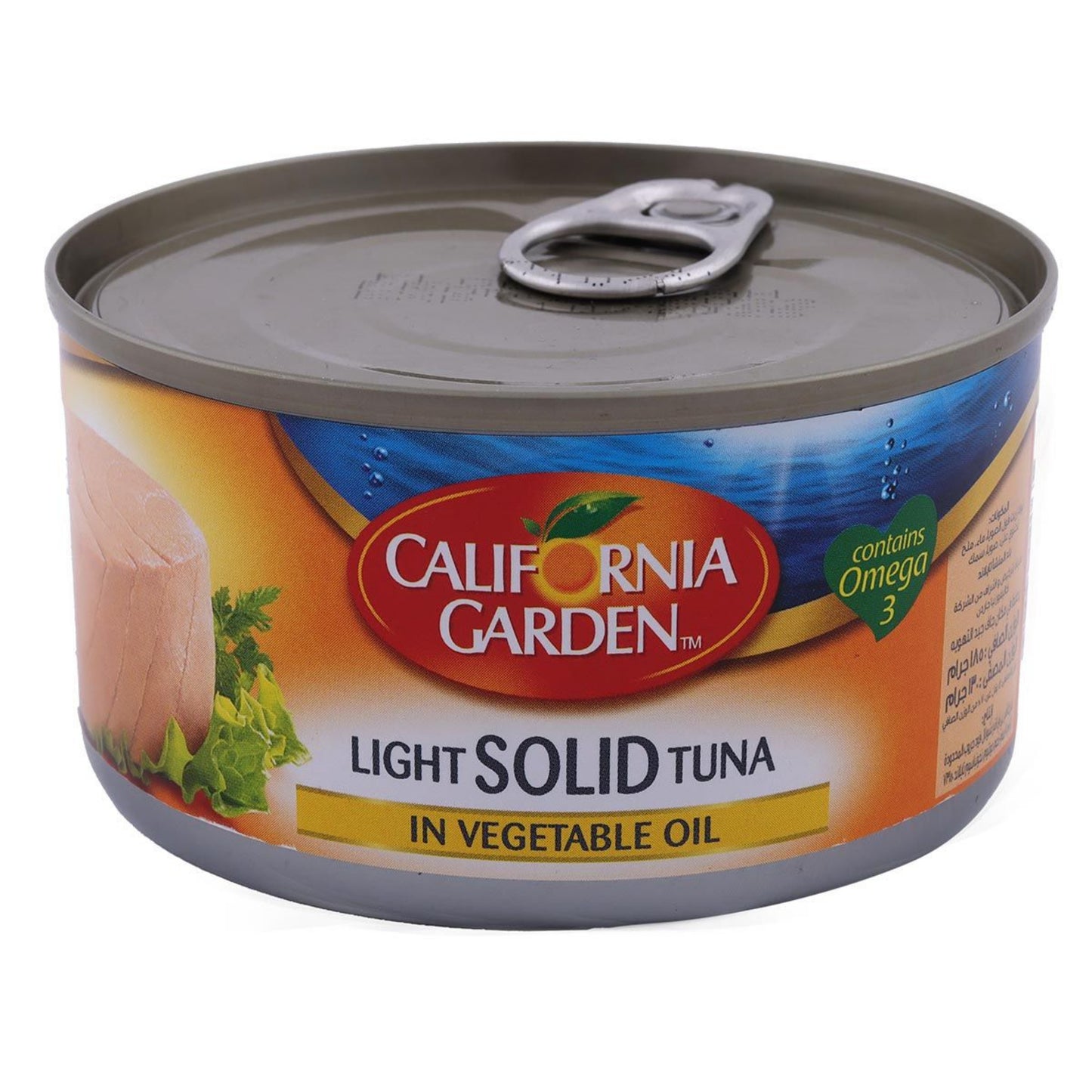 California Garden Canned Light Tuna Solid In Sunflower Oil 185g