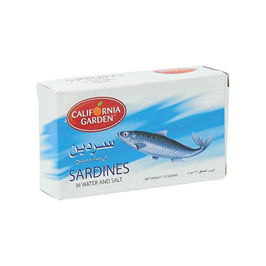 California Garden Sardines in Water and Salt 125g