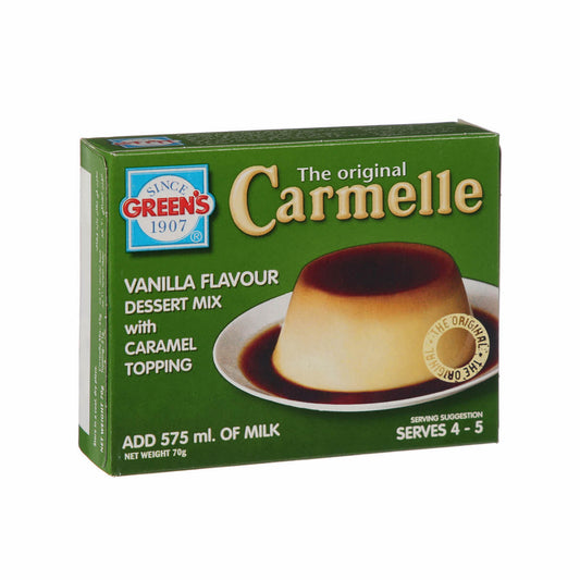 Green's Carmelle Vanilla Flavour Dessert Mix with Topping, 70 g