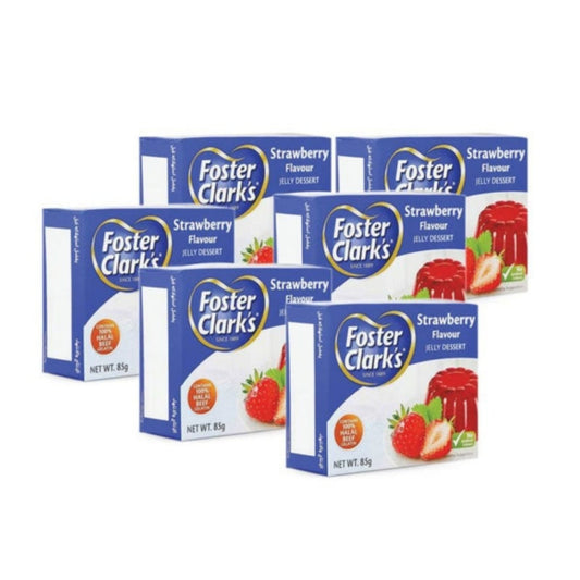 foster clark's Strawberry Jelly 6 x80g