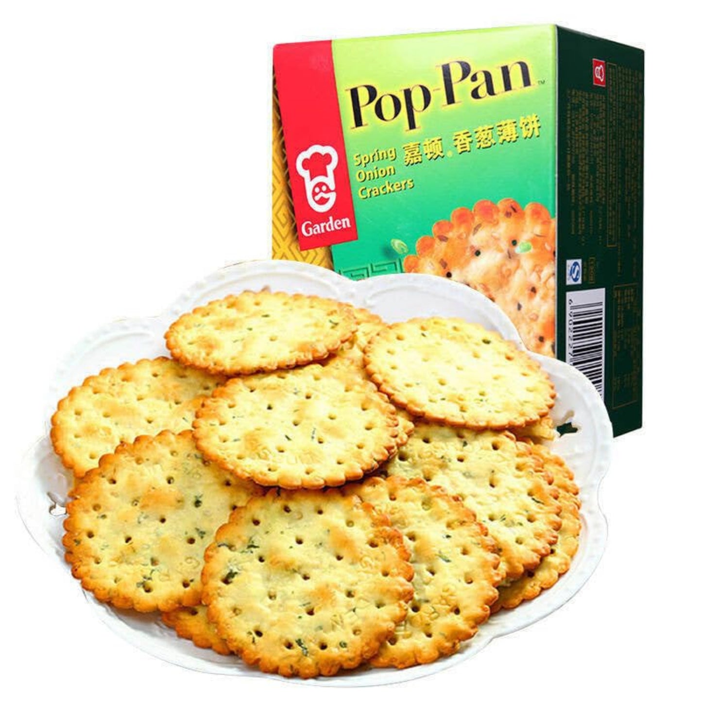 DragonMall Garden Pop-pan Spring Onion Crackers 200g