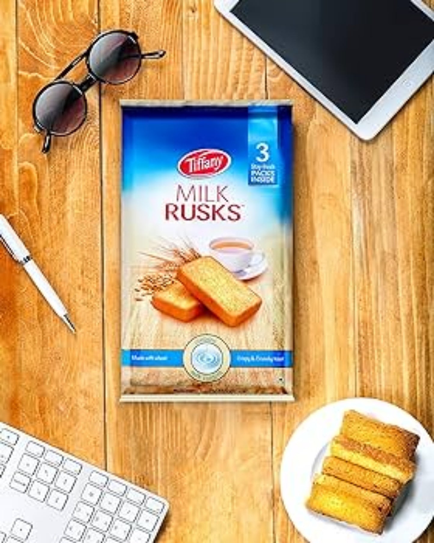 Tiffany Milk Rusks,2x 280g