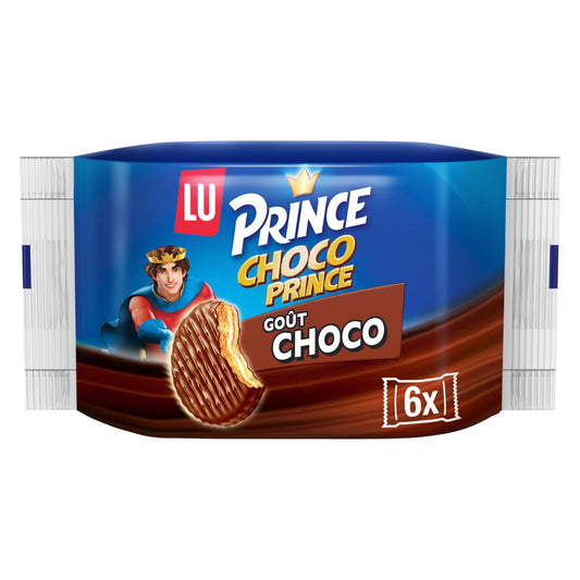 Lu Prince Choco Biscuits 6 x 28.5g