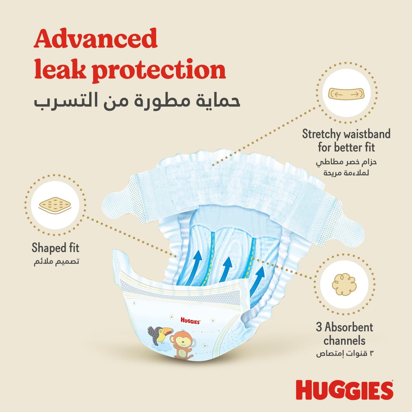 Huggies Extra Care, Size 6, 15+ kg, Value Pack, 28 Diapers