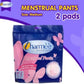 Charmee Feminine Pads Menstrual Pants [Medium Size] - [24" - 35" Waist Size] - 2 Pants