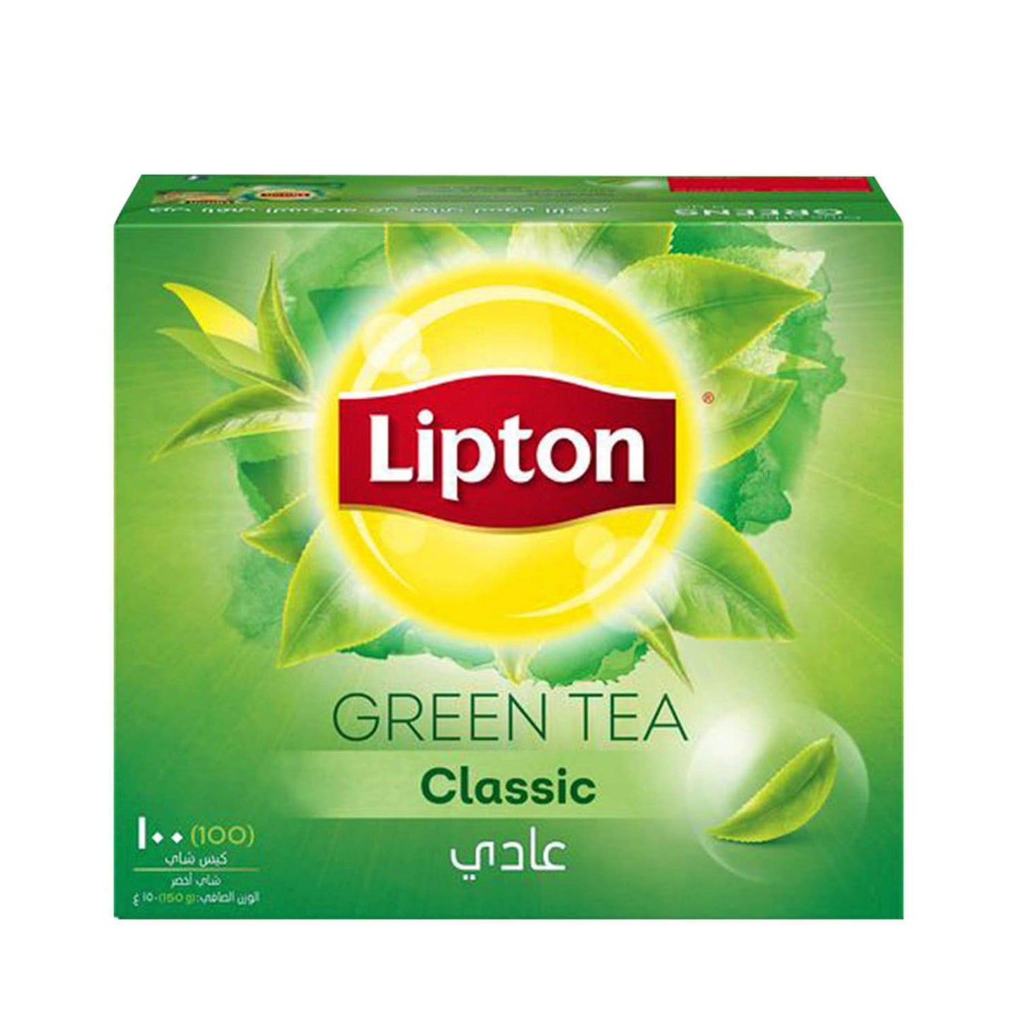 Lipton Green Tea Pure, 100 Tea Bags, 130G