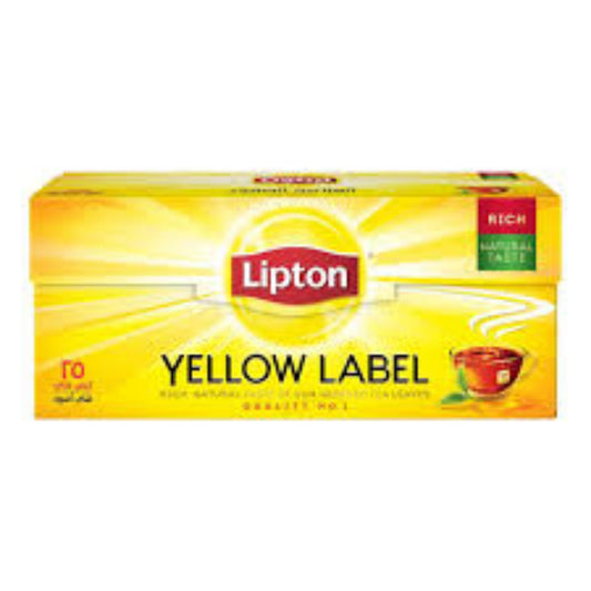 Lipton Tea Yellow Label, Black Tea, 25 Lipton Tea Bags