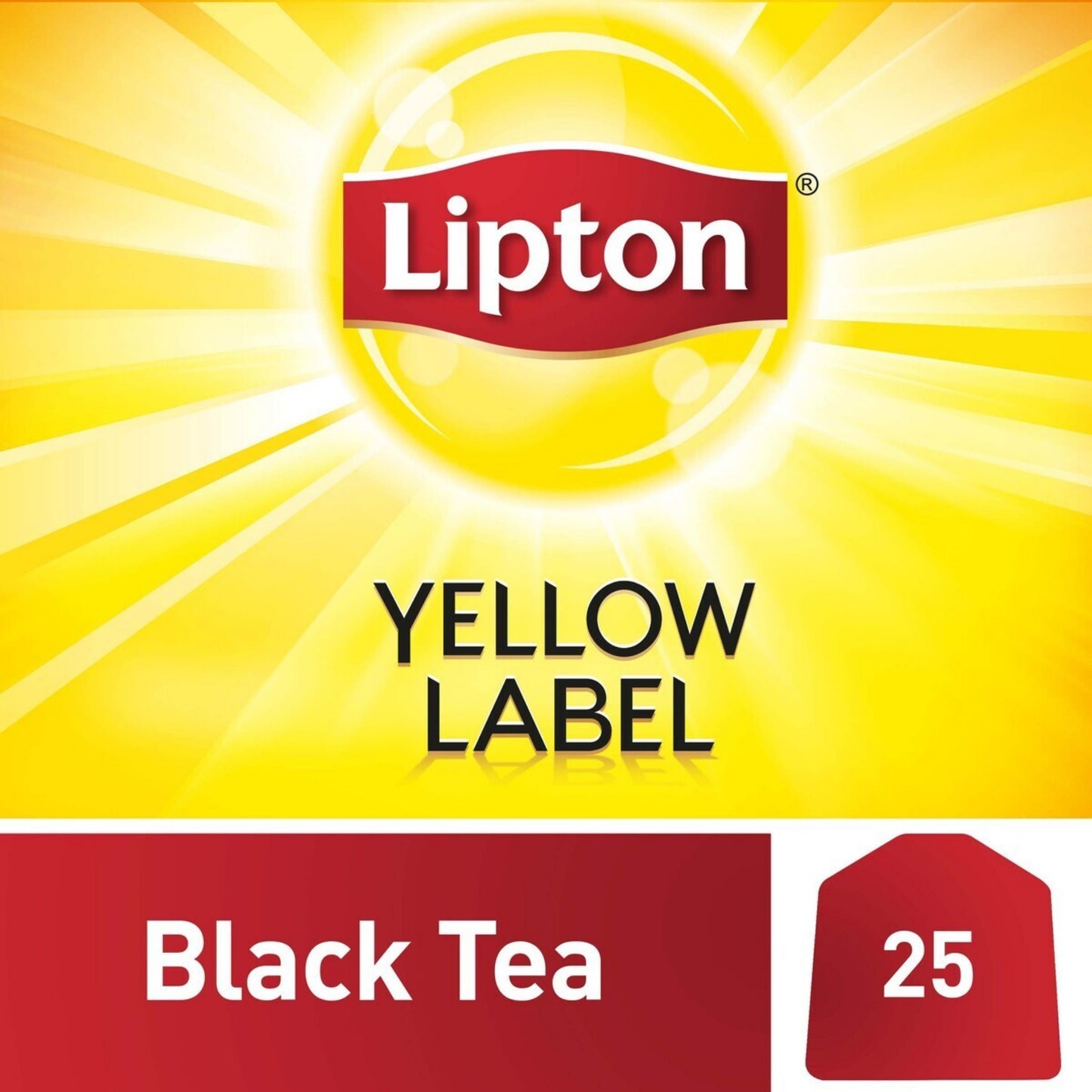 Lipton Tea Yellow Label, Black Tea, 25 Lipton Tea Bags