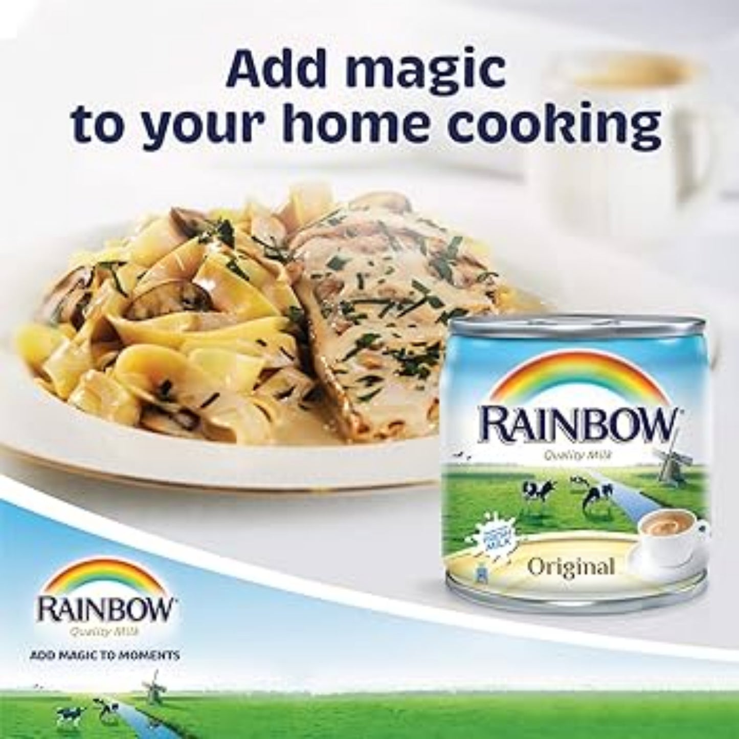 Rainbow Evaporated Milk Original 170g