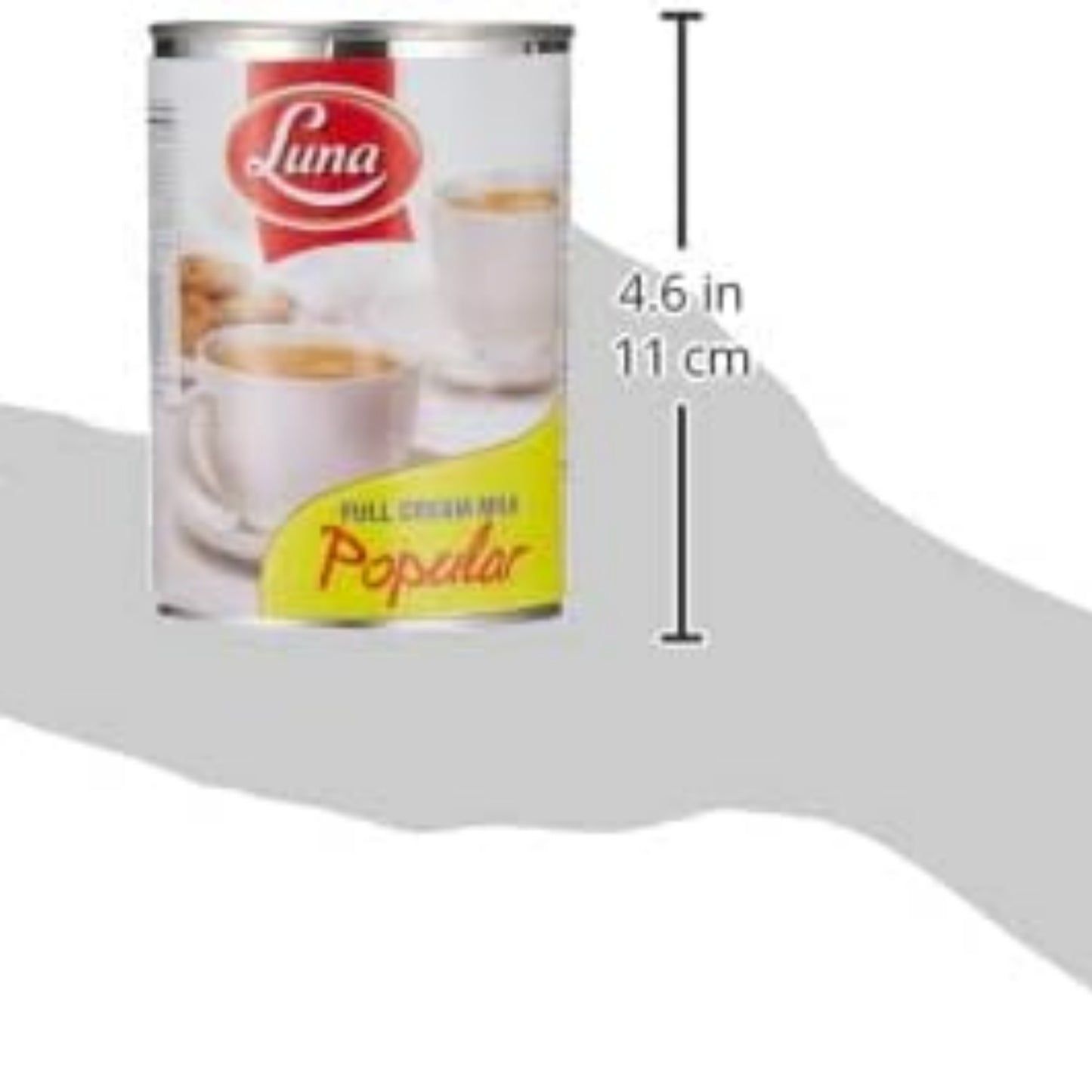 Luna Full Cream Evaporated Milk Popular 400g