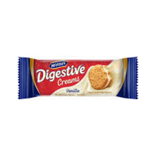 McVities Digestive Creams Vanilla Filled Wheat Biscuit 12x40g box 480g