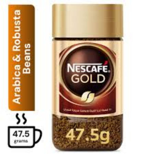 Nescafe Gold Instant Soluble Coffee, 47.50 g