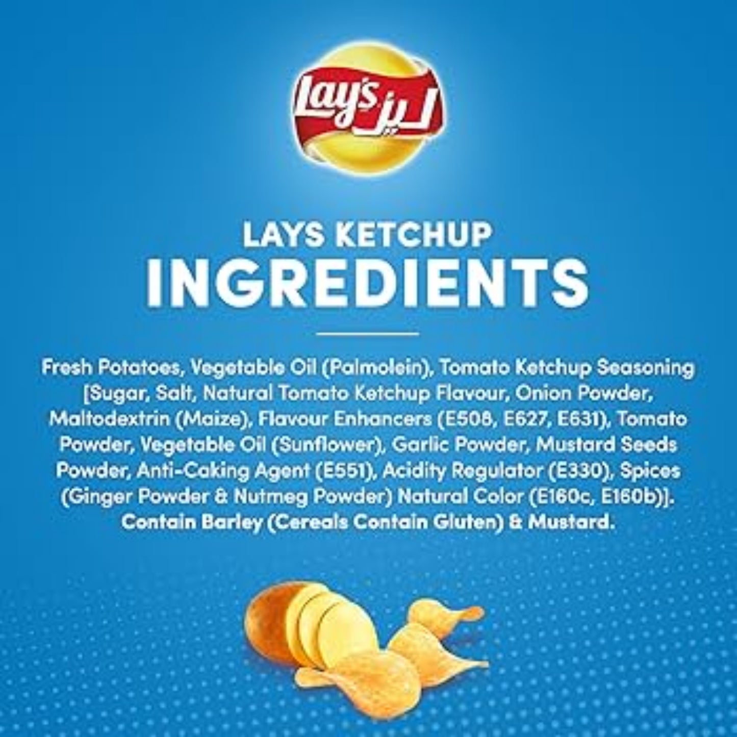 Lay's Tomato Ketchup Potato Chips, 204g