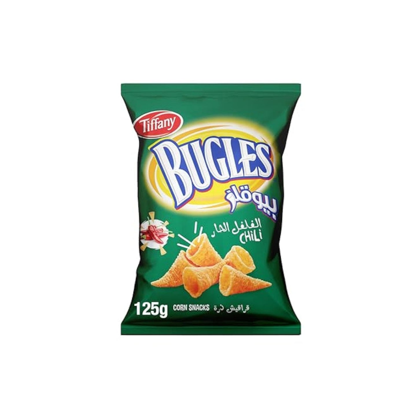 Tiffany Bugles Chili, 125g