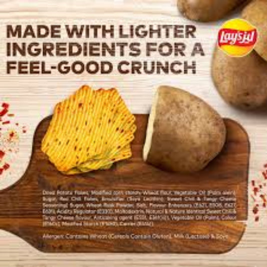 Forno potato chips with fusion sweet chilli and cheese flavor 50g