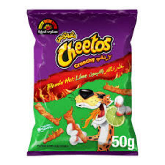 FRITOLAY CHEETOS CRUNCHY FLAMIN HOT LIME 50g