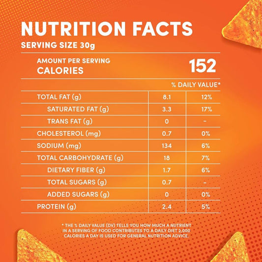 Doritos Nacho Cheese, 210g